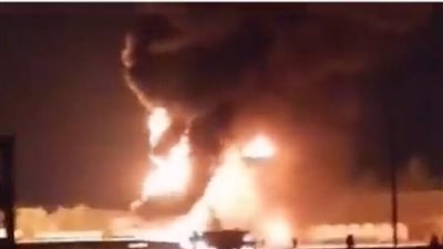 اندلاع حريق في مصفاة للنفط قرب أربيل العراقية