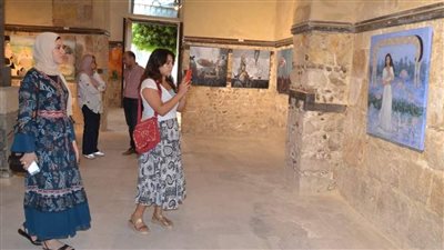 افتتاح الدورة 14 لملتقى الأقصر الدولي للتصوير بقصر الأمير طاز| صور