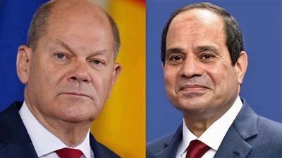 مؤتمر صحفي للرئيس السيسي والمستشار الألماني بمقر المستشارية ببرلين