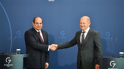 الرئيس السيسي يستقبل المستشار الألماني شولتز في شرم الشيخ