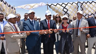 محافظ أسوان وسفيرة سويسرا يفتتحان مشروع تحسين مياه الشرب |صور