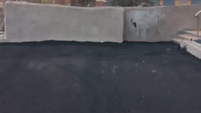 رصف طريق الغاز في حي الوراق | صور