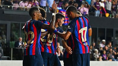 نصف دستة رائعة.. أهداف مباراة برشلونة وإنتر ميامي الودية |فيديو