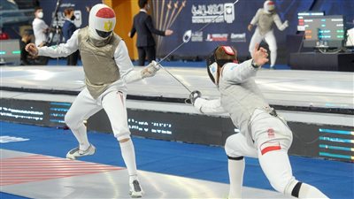 تأهل علاء أبو القاسم ومحمد حمزة لدور الـ32 لفردي سلاح الشيش ببطولة العالم