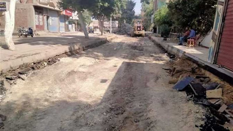 بدء رصف الطرق ببولاق