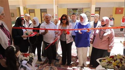 محافظ دمياط تفتتح مدرسة ثانوية فنية للبنات 