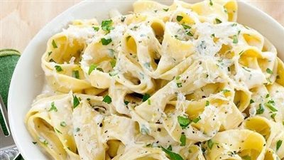 طريقة عمل المكرونة بالوايت صوص زي المطاعم