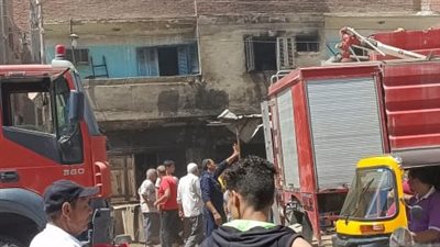 تفحم مواطن واصابة 13 في انفجار أنبوبة داخل مخبز بالدقهلية | صور