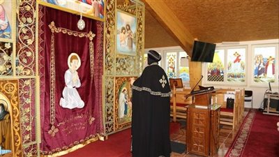 البابا تواضروس يزور كنيسة الشهيدين بڤيينا