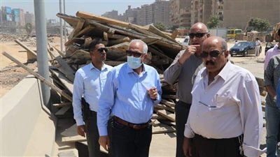 محافظ الجيزة يتفقد محور الفريق كمال عامر للوقوف على نسب التنفيذ|صور