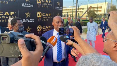 خاص.. رئيس الاتحاد الأفريقي يصل لحفل توزيع جوائز الأفضل في المغرب