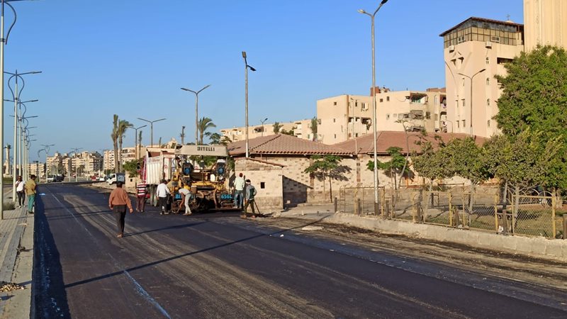 تطوير الشارع بحي