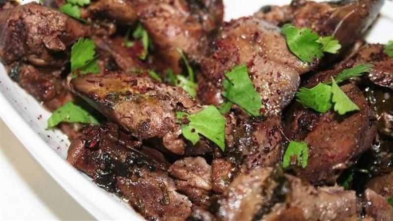 طريقة عمل الكبد والقوانص