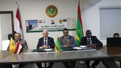 المقاولون العرب توقع مذكرة تفاهم لإنشاء خط ترامواي بمدينة نواكشوط