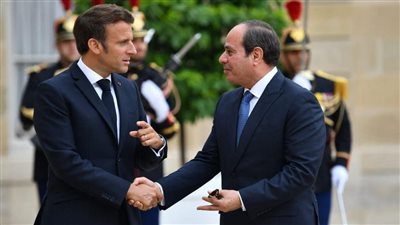 السيسي وماكرون يشددان على ضرورة التوصل إلى حل عادل وشامل للقضية الفلسطينية