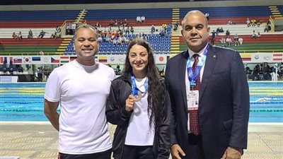 ندا مجدي تحقق الميدالية البرونزية في بطولة العالم للسباحة بالزعانف بكولومبيا