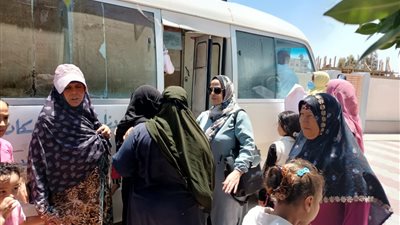 قافلة سكانية شاملة بقرية عبد العظيم زاهر بوادي النطرون في البحيرة| صور