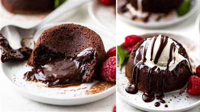 طريقة عمل المولتن كيك في البيت وألذ من الجاهز