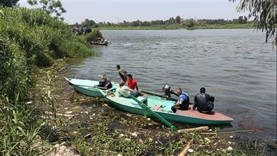 انتشال جثة فتاة مجهولة الهوية من مصرف شمال محافظة المنيا