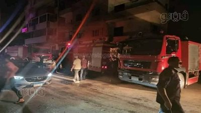 إخماد حريق نشب داخل شركة غزل ونسيج فى حلوان