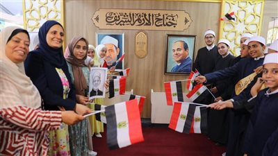 جناح الأزهر بمعرض الإسكندرية للكتاب يحتفل بذكرى ثورة ٢٣ يوليو | صور 