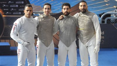 منتخب الرجال لسلاح الشيش يحرز المركز الثامن بمنافسات الفرق ببطولة العالم