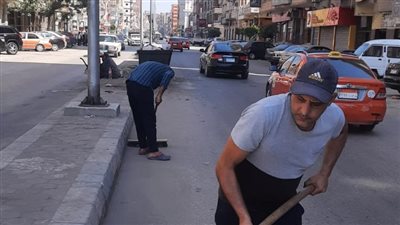 إزالة الحواجز الحديدية والخرسانية بمنطقة أرض المزادات بالإسماعيلية | صور