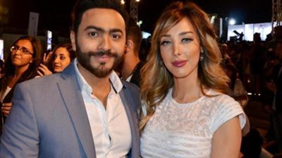 بسمة بوسيل تكشف عن أغنيتها المفضلة في ألبوم تامر حسني الجديد