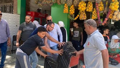 رفع 23 حالة إشغال وكلبشة 8 سيارات خلال حملة بجنوب الجيزة 