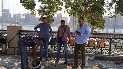 رئيس جنوب الجيزة يتفقد أعمال تطوير شوارع الحي في جولة ميدانية | صور 