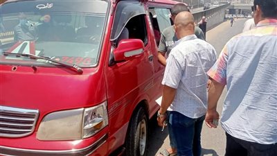 رئيس جهاز المنطقة الجنوبية بالجيزة يتفقد مواقف سرفيس طريق أسيوط الزراعي