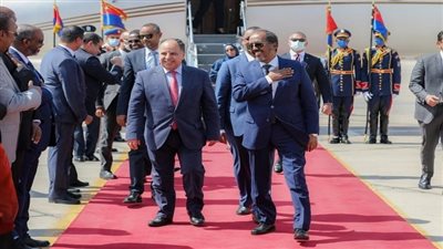  رئيس الصومال يصل قصر الاتحادية للقاء السيسي