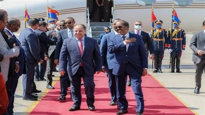 قصر الاتحادية: السيسي يستقبل رئيس الصومال وسط مراسم استقبال رسمية.. سفير الصومال بالقاهرة: الزيارة تدفع قدمًا بمسار العلاقات في كافة المجالات وتعزيز أواصر التعاون والتنسيق