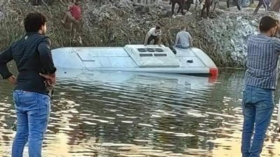 التحقيق في حادث انقلاب سيارة عمال بترعة المريوطية