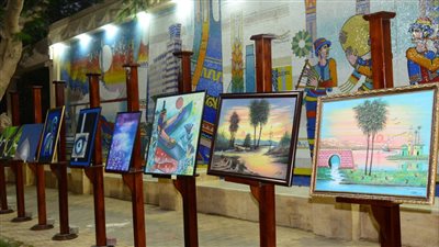 افتتاح معرض نسيم الروح للفن التشكيلي بالإسماعيلية | صور