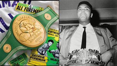 الأعلى في تاريخ المزادات.. بيع حزام لمحمد علي كلاي بمبلغ قياسي