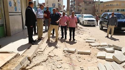 محافظ الوادي الجديد يتابع أعمال توسعة وفتح محاور جديدة بالخارجة