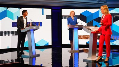 تفاصيل المناظرة بين سوناك وتراس المرشحين لرئاسة الحكومة البريطانية