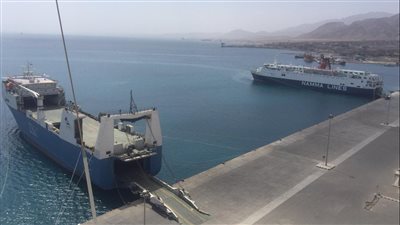 تداول 6025 طن بضائع بموانئ البحر الأحمر 