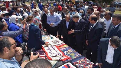 افتتاح المرحلة الرابعة والأخيرة من تطوير كورنيش النيل بالمنيا | صور