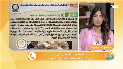التموين: 22 مليار جنيه لدعم القمح | فيديو