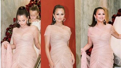 سيلينا جوميز تتألق بفستان فيرساتشي في حفل عيد ميلادها الـ30 |صور