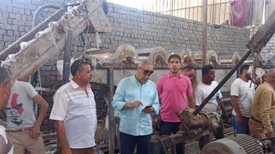 إغلاق مصنعين في منشأة القناطر بالجيزة | صور