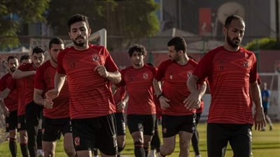 الأهلي يختتم تدريباته استعدادًا لمباراة مصر المقاصة | صور 