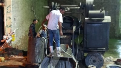 إحباط محاولة صبة خرسانية بدون ترخيص بحي ثان بالإسماعيلية