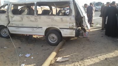 النيابة تصرح بدفن 7 جثث في حادث الطريق الصحراوي الغربي بسوهاج 