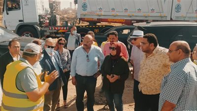 رئيس القابضة للمياه يتفقد محطة معالجة بورفؤاد