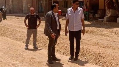 المشرف على أحياء الجيزة يتفقد أعمال تطوير شارع الخليفة بحي الطالبية|صور