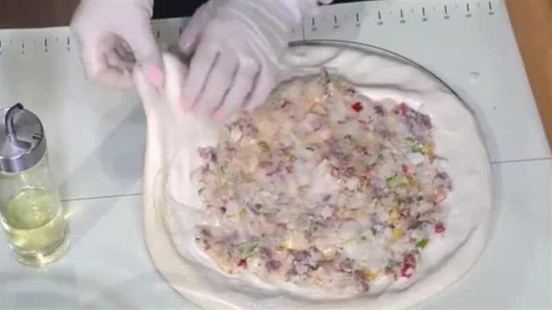 طريقة عمل خبز بحشو