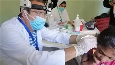 الكشف على 1478 مواطنا بالركابية بدمياط وتحويل 23 حالة لتلقي العلاج اللازم بالمستشفيات